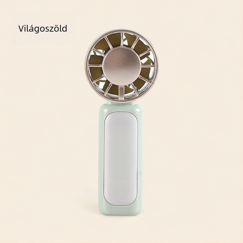 Kézben tartható mini turbina ventillátor USB töltéssel, kültéri használatra