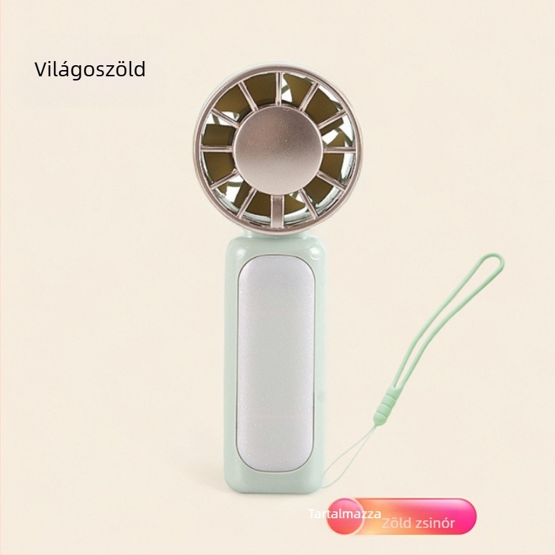 Kézben tartható mini turbina ventillátor USB töltéssel, kültéri használatra