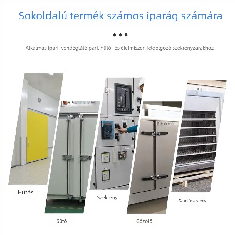 BX-1178 Hideg tároló ajtó fogantyú és zár, cinkötvözet, mechanikus ipari hűtőberendezés