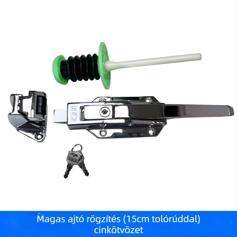 BX-1178 Hideg tároló ajtó fogantyú és zár, cinkötvözet, mechanikus ipari hűtőberendezés