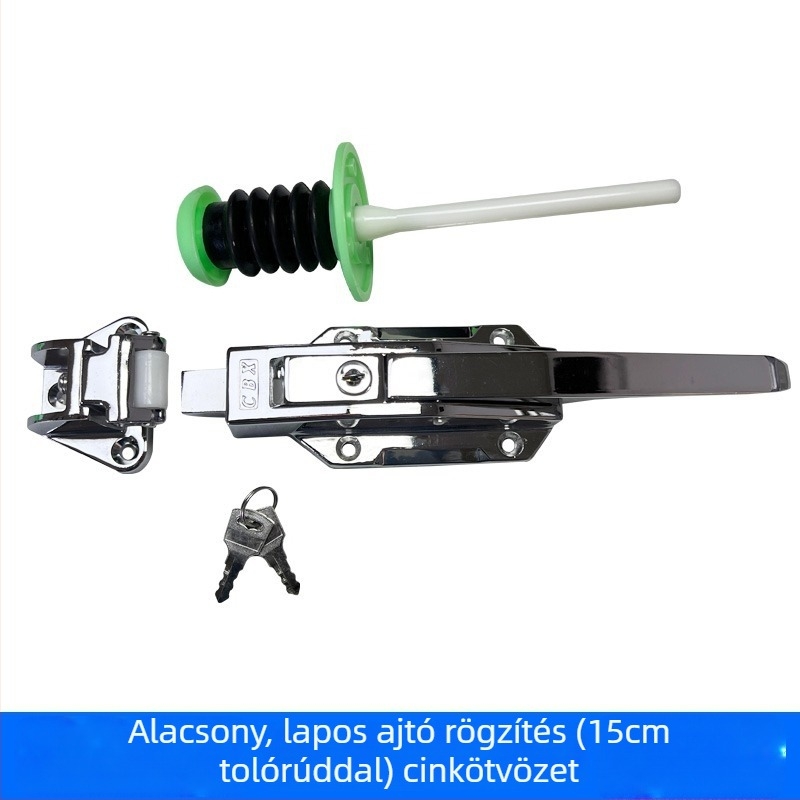 BX-1178 Hideg tároló ajtó fogantyú és zár, cinkötvözet, mechanikus ipari hűtőberendezés