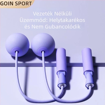 Vezeték nélküli ugrókötél zsírégetéshez és fitneszhez – súlyozott edző kötél felnőtteknek és gyerekeknek