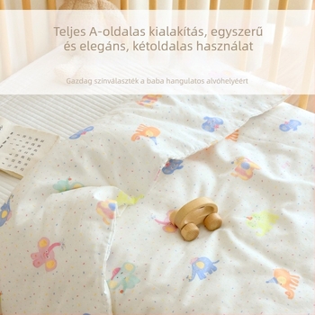 100% pamut géz baba paplanhuzat, méretek 1.2 m és 1.5 m