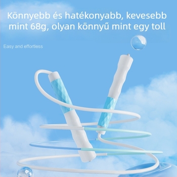 Professzionális stílusú ugrókötél általános- és középiskolások számára, testnevelési vizsgákhoz, állítható és csomómentes