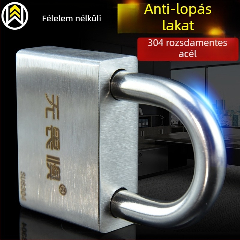Class C 304 rozsdamentes acél lakat – esőálló, korrózióálló, lopás elleni védelem külső ajtókhoz, otthonokhoz és raktárakhoz