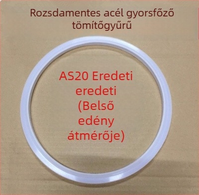 WBZ7 Alumínium ötvözetű nyomástartó edény tömítőgyűrű és fedőgumi készlet — szilikon gyűrű, bőrszegély, méret 16–36 cm