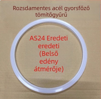 WBZ7 Alumínium ötvözetű nyomástartó edény tömítőgyűrű és fedőgumi készlet — szilikon gyűrű, bőrszegély, méret 16–36 cm