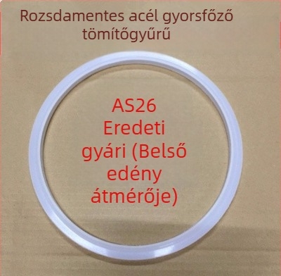 WBZ7 Alumínium ötvözetű nyomástartó edény tömítőgyűrű és fedőgumi készlet — szilikon gyűrű, bőrszegély, méret 16–36 cm