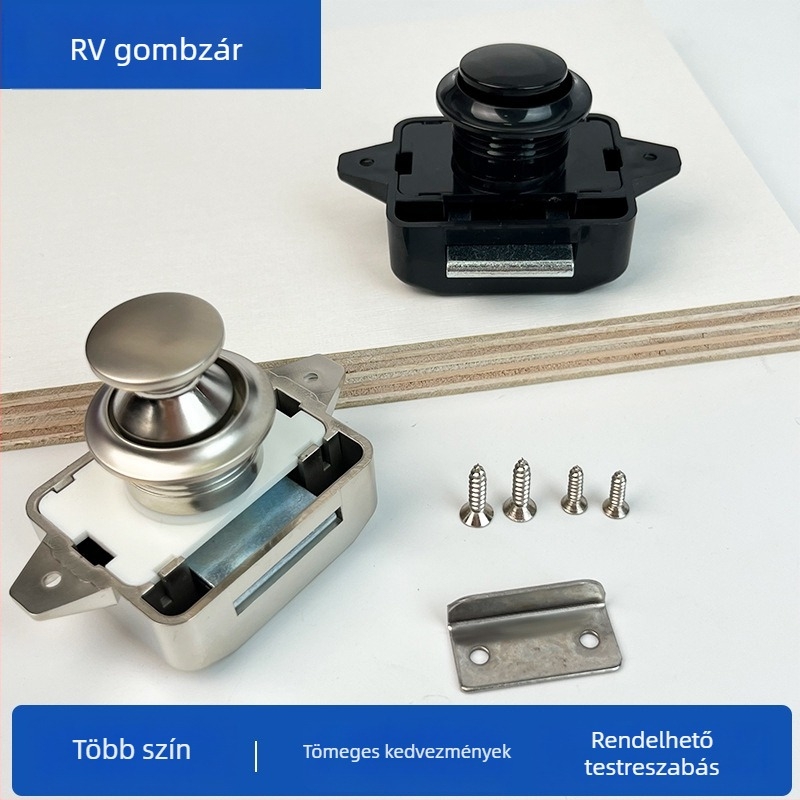 RV fiók zár rejtett kulcs nélküli zár, tengeri használatra, gyermekbiztonság