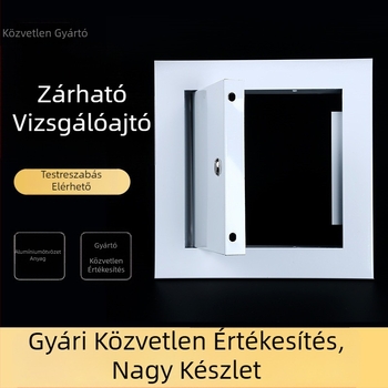 Zárható karbantartási hozzáférési nyílás alumínium ötvözetből, mennyezethez és oldalfalhoz – fürdőszobai lefolyócső ellenőrző nyílás