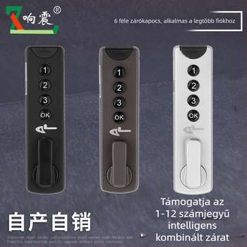 Fiókos szekrényekhez tervezett intelligens zár digitális jelszóval