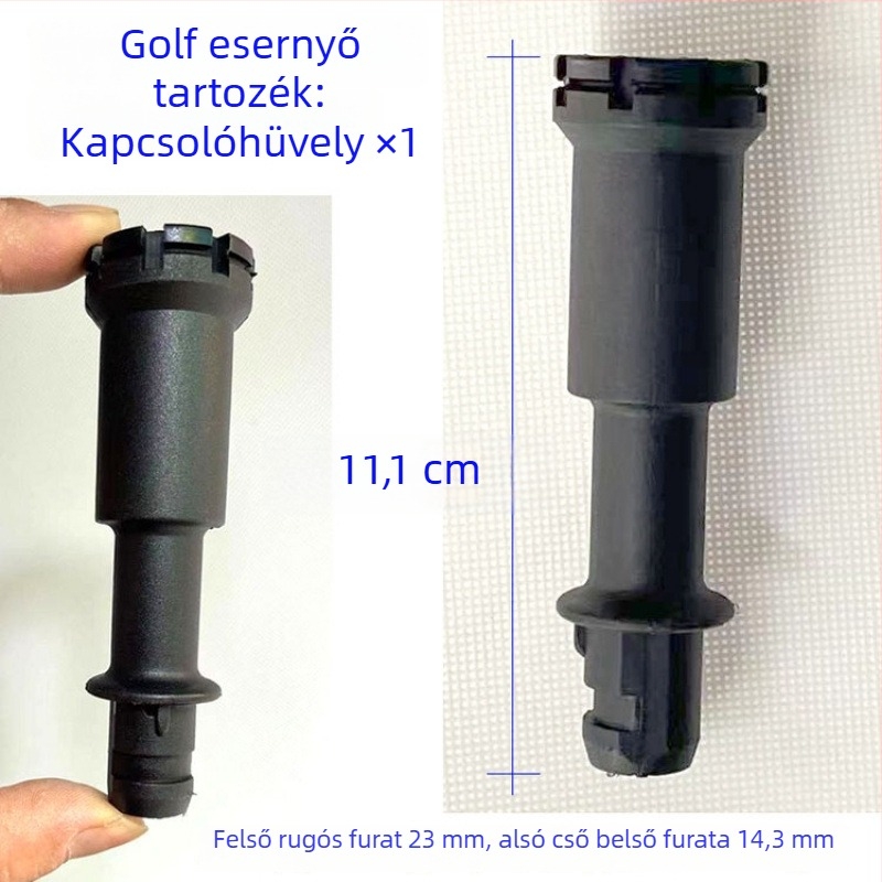 8 küllős hosszúkarú esernyő tartozékok napernyőhöz és golf esernyőhöz, egyenes fogantyú, üvegszálas bordák