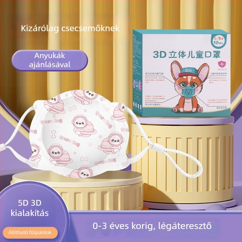 Baba maszkok 0–6 és 6–12 hónapos csecsemőknek, újszülötteknek, őszi–téli védelem kültéri használathoz