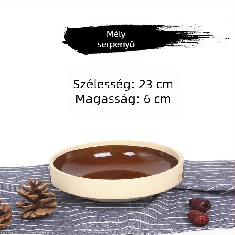 Kerámiás szilárd alkohollal működő főzőtűzhely kis forróedénnyel – száraz edényekhez, pörkölt és rizses ételekhez