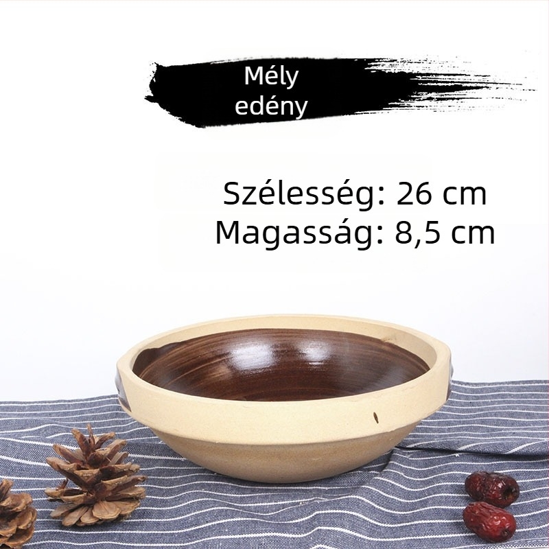 Kerámiás szilárd alkohollal működő főzőtűzhely kis forróedénnyel – száraz edényekhez, pörkölt és rizses ételekhez