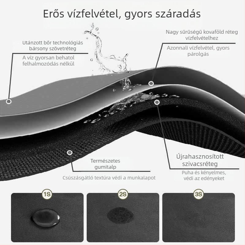 Új kínai stílusú zen diatómás agyag teafedel, vintage asztalterítő futó, nedvszívó csészealátét
