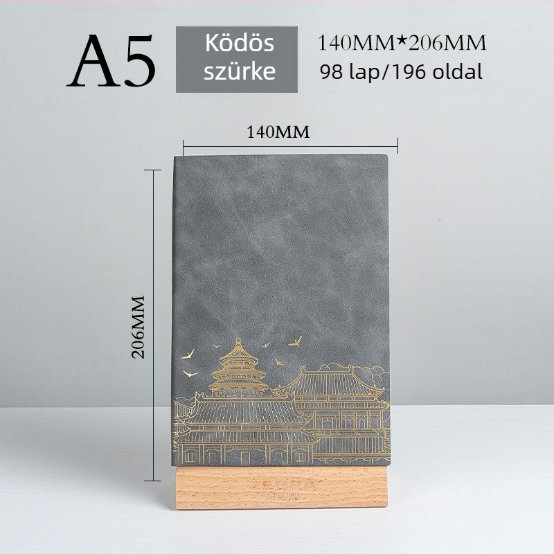 A5-ös üzleti notesz ajándékdobozzal és testreszabható logóval – iroda és meeting jegyzetek