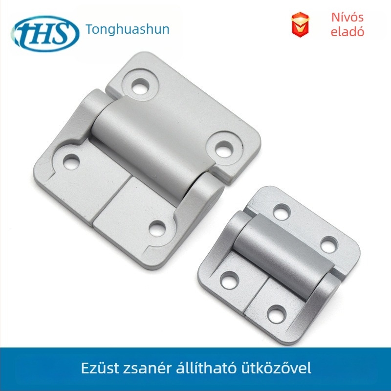 Ezüst színű szekrényajtó csukló, bármely szögben megálló, dinamikus nyomatékfék és állandó nyomaték
