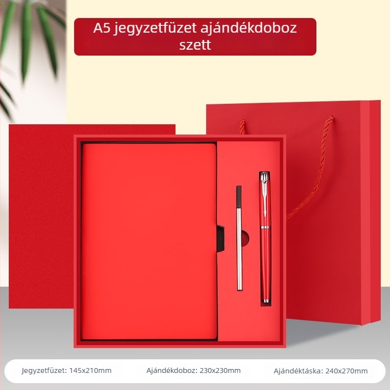 Személyre szabott A5-ös notesz logóval – értekezlet-jegyzetek, B5 napló, vastagított üzleti irodai notesz