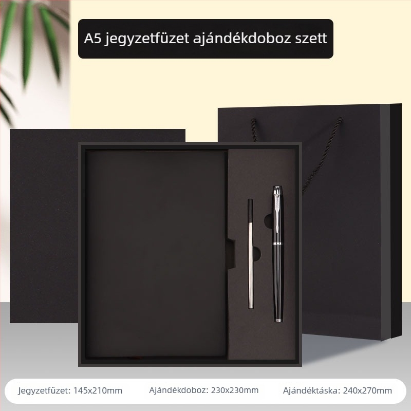 Személyre szabott A5-ös notesz logóval – értekezlet-jegyzetek, B5 napló, vastagított üzleti irodai notesz