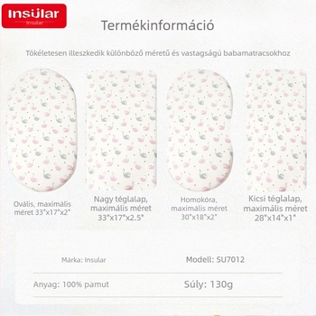 100% pamut baba bölcsőjéhez való lepedő, bőrbarát és légáteresztő, egész éves matracvédő, levehető és mosható