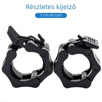 Olimpiai rúd súlylemezhez gyorskioldó rögzítő klipsz