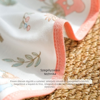 Pamut újszülött swaddle takaró, puha, egész évben használható