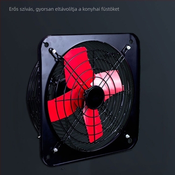 Konyha- és Fürdőszobai kivezető ventilátor, ablak típusú, erős ipari ventilátor, 12 hüvelyk