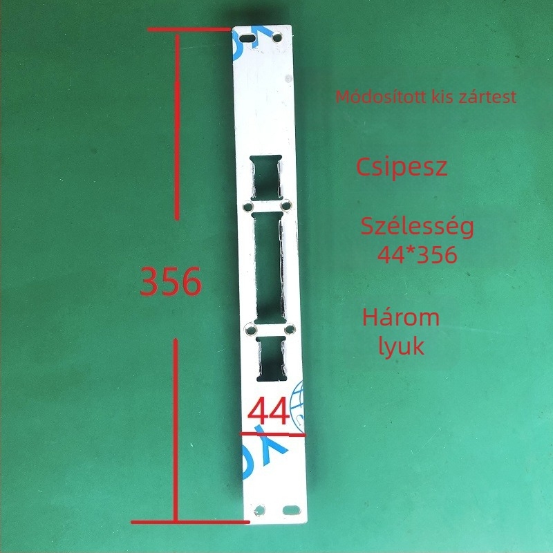 Rozsdamentes acél zártest fedőlemez készlet – A02, modern minimalist design, irányító lemezek és oldallemezek ujjlenyomat-zárhoz