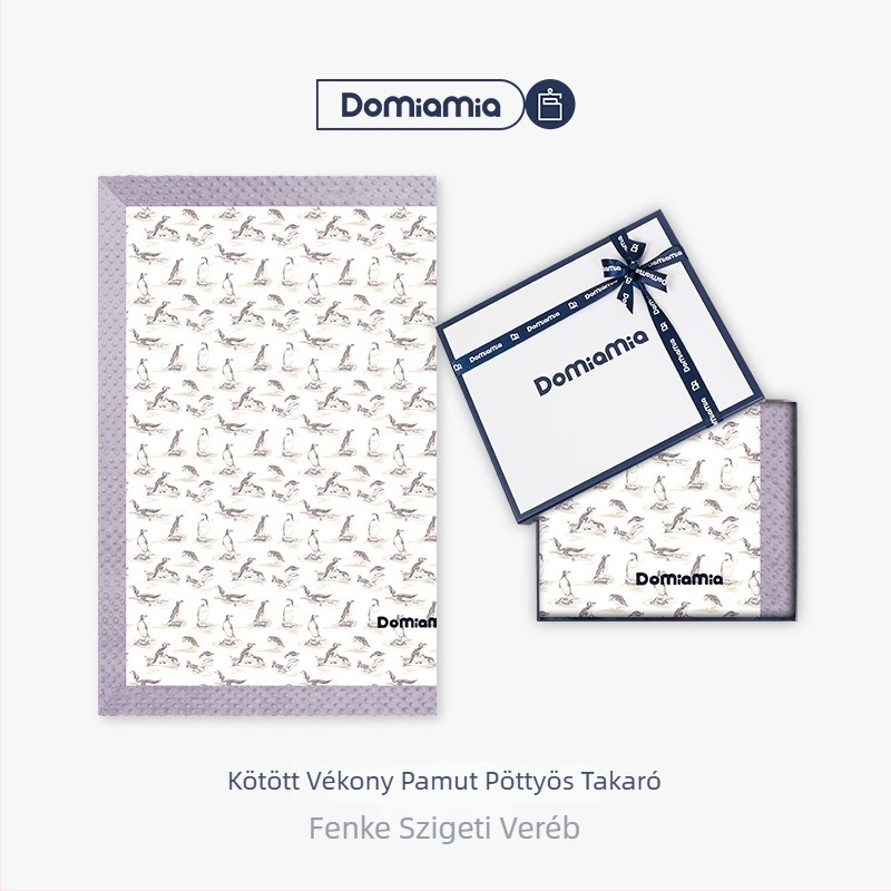 DOMIAMIA Bean fleece babatakaró – mindennapos használatra, minden évszakra, újszülötteknek és gyerekeknek, modern minimalist stílus
