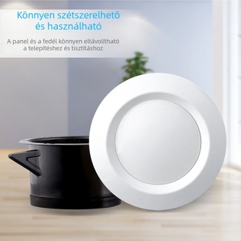 ABS műanyag belső csőhöz illeszkedő friss levegő vent, korong típusú szellőző