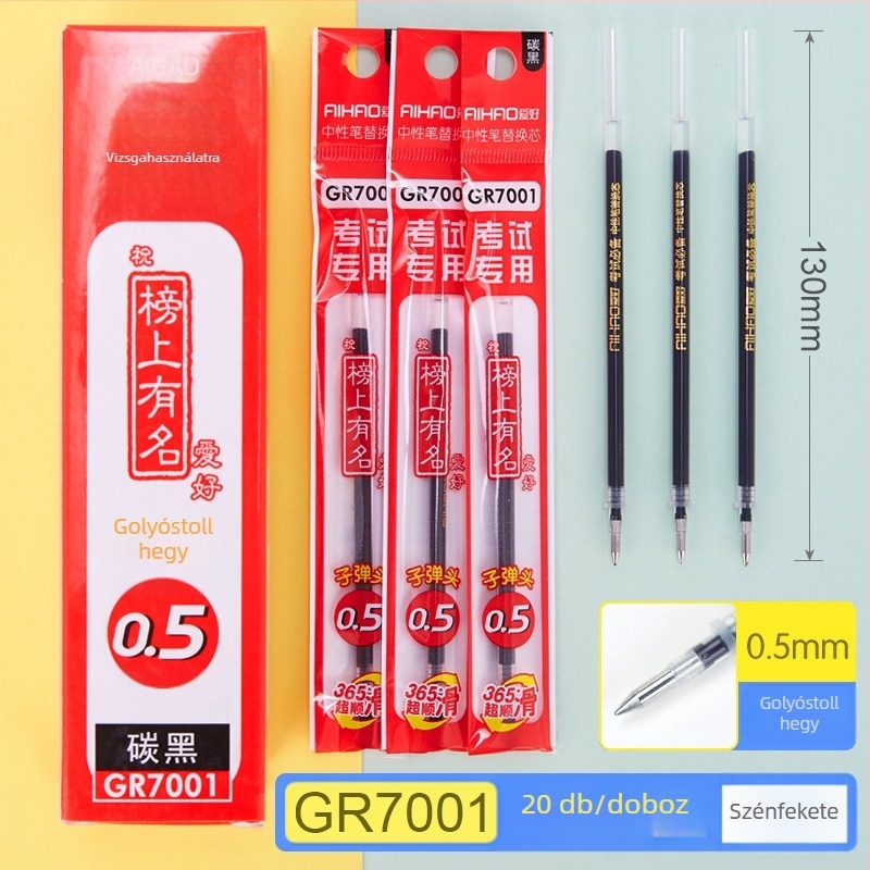 Hobby tollbetét víz alapú tinta, fekete tinta, kristálykék golyófej, diákoknak