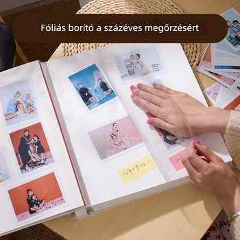 Textil fotóalbum broderiával, DIY album textil borítással, laminált fotókönyv család és pár számára – kreatív ajándék a Qixi fesztiválra