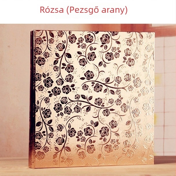 PU bőr fotóalbum 6 hüvelyk, nagy kapacitás, 600 oldal, családi fotóalbum, laminált borító