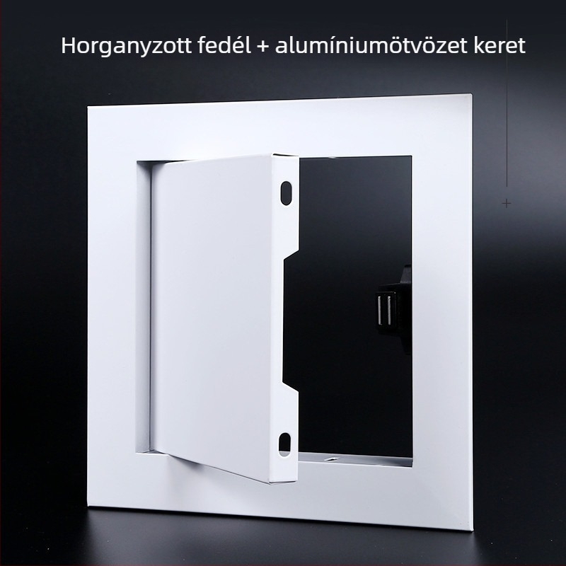 Alumíniumötvözet mágneses rögzítésű falnyílás-fedél fürdőszobai csövek felülvizsgálatához
