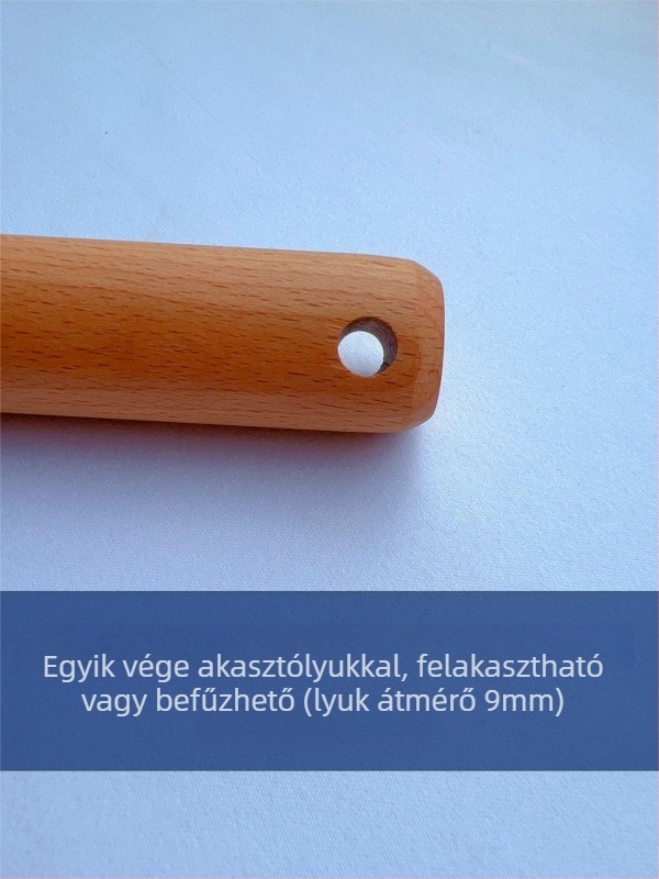 Bükkfa tésztaszrolló készlet, nagy és kicsi méretben, tapadásmentes, gyóza tészta és tészta készítéséhez