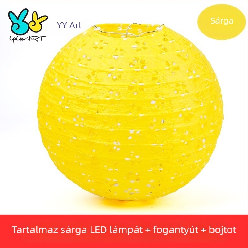 Újévi vetítőpapírlámpás – DIY lyukasztott mintázatú, hordozható fénylő lámpa gyerekeknek