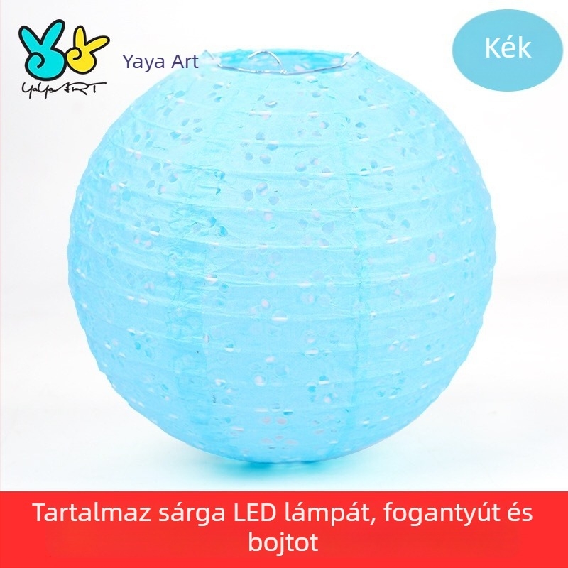 Újévi vetítőpapírlámpás – DIY lyukasztott mintázatú, hordozható fénylő lámpa gyerekeknek