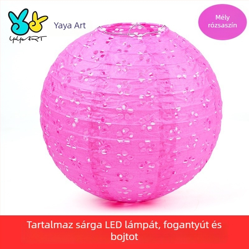 Újévi vetítőpapírlámpás – DIY lyukasztott mintázatú, hordozható fénylő lámpa gyerekeknek