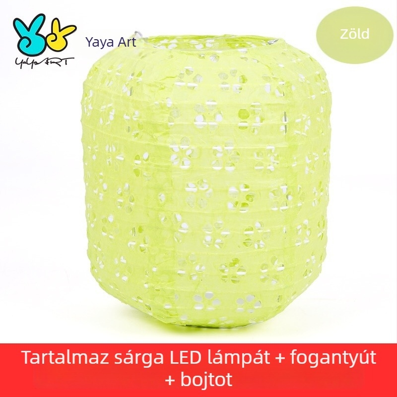 Újévi vetítőpapírlámpás – DIY lyukasztott mintázatú, hordozható fénylő lámpa gyerekeknek