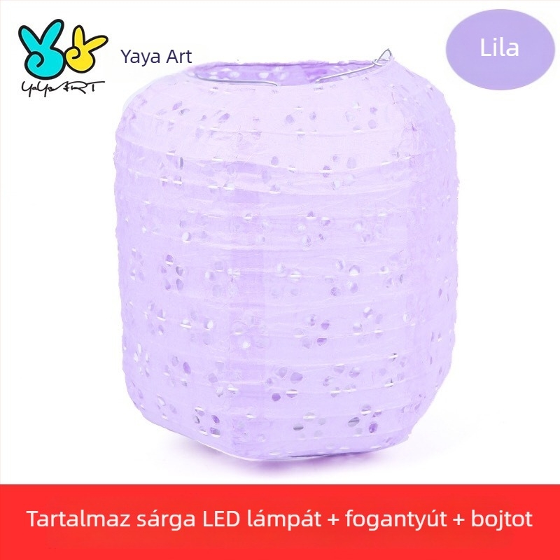 Újévi vetítőpapírlámpás – DIY lyukasztott mintázatú, hordozható fénylő lámpa gyerekeknek