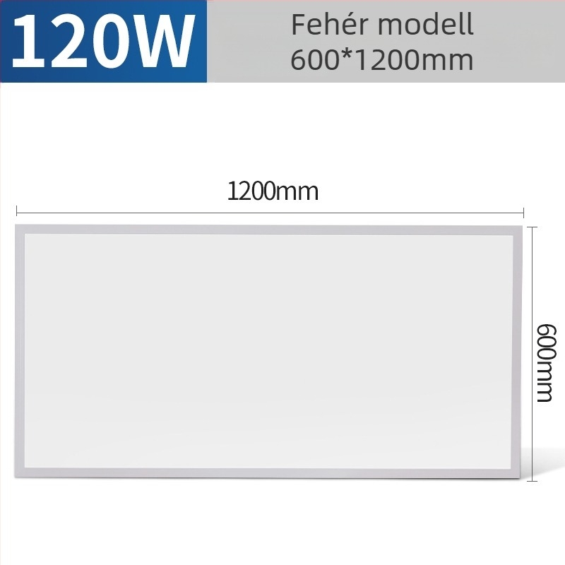 Beépíthető mennyezeti LED síkpanel lámpa 300x300/600/1200, vízálló, fürdőszobára, konyhára és irodára