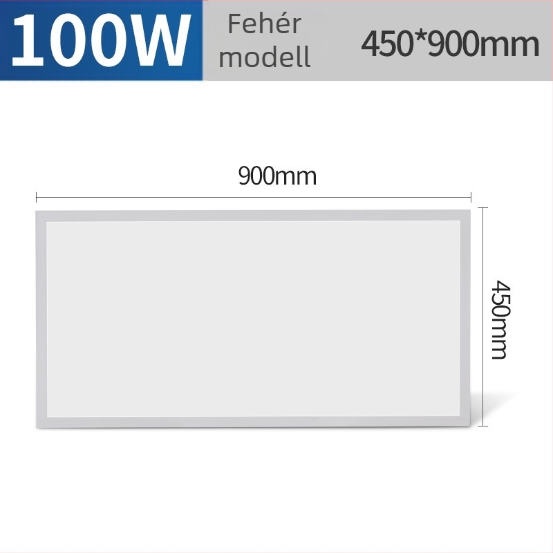 Beépíthető mennyezeti LED síkpanel lámpa 300x300/600/1200, vízálló, fürdőszobára, konyhára és irodára