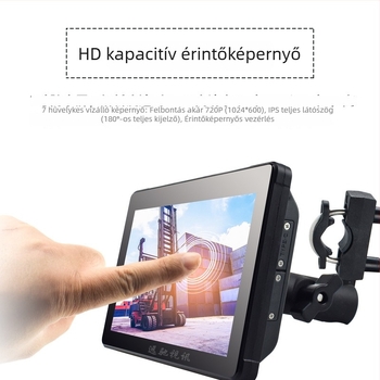 Vízálló járműre szerelt kijelző, 10,1 hüvelykes, AHD felvétel, kültéri megfigyelés 1080P