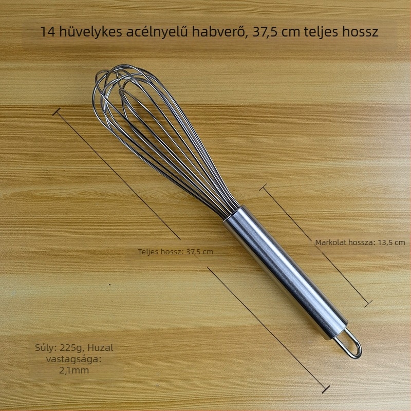 Kézi tojáshabosító, rozsdamentes acél 304/201, kompakt mini, háztartási használatra, félautomata