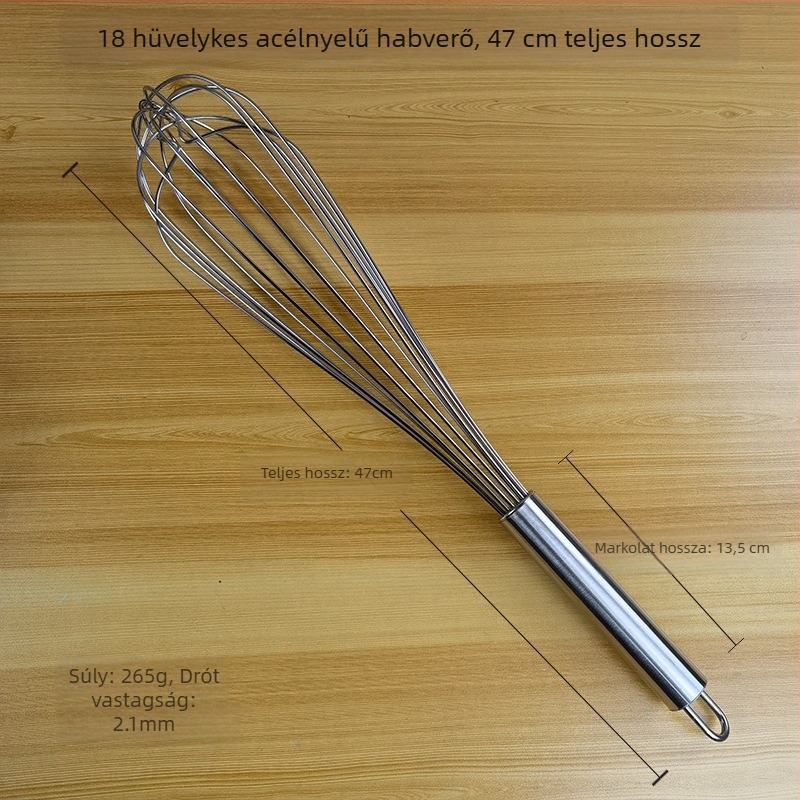 Kézi tojáshabosító, rozsdamentes acél 304/201, kompakt mini, háztartási használatra, félautomata