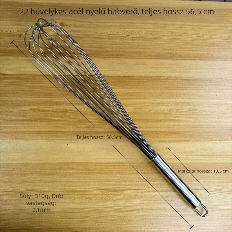 Kézi tojáshabosító, rozsdamentes acél 304/201, kompakt mini, háztartási használatra, félautomata