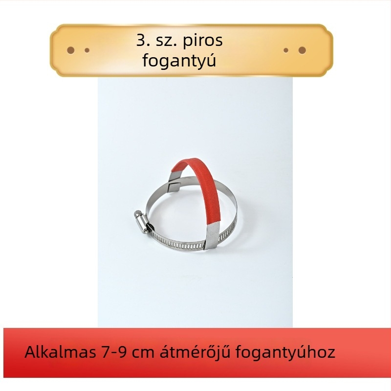 Rozsdamentes acél edényfedő kiemelt hővédő fogantyúval és kerámia fedővel, csúszásmentes és ütésálló