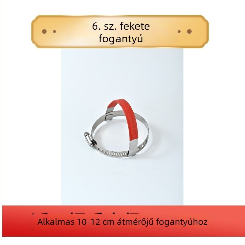 Rozsdamentes acél edényfedő kiemelt hővédő fogantyúval és kerámia fedővel, csúszásmentes és ütésálló