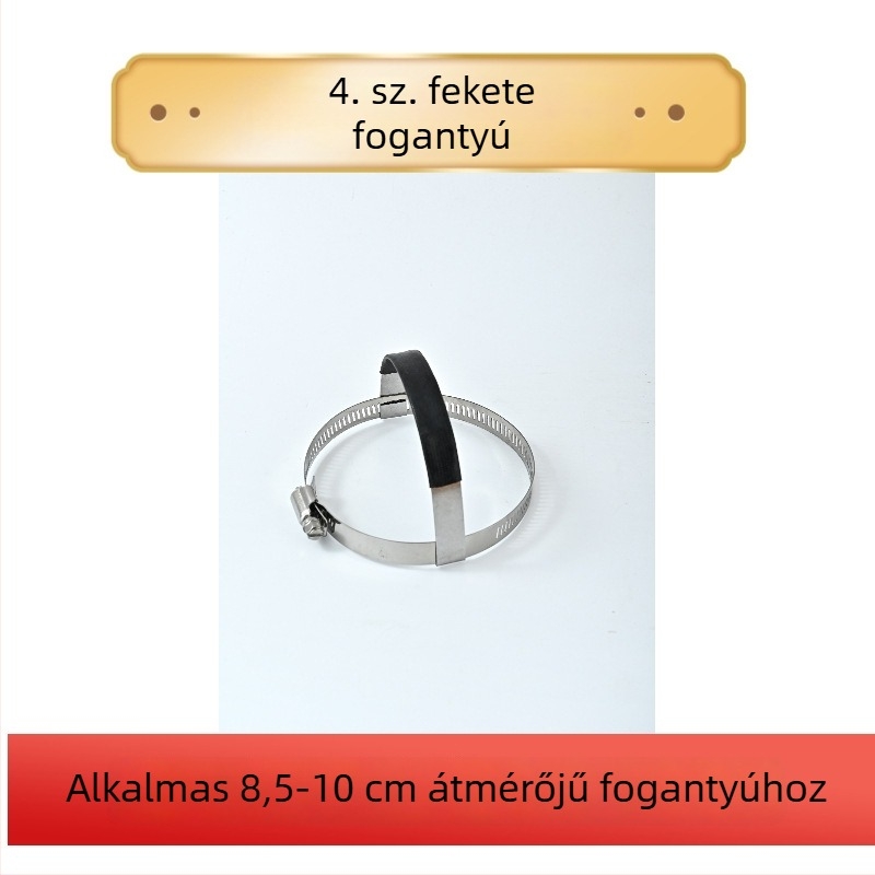 Rozsdamentes acél edényfedő kiemelt hővédő fogantyúval és kerámia fedővel, csúszásmentes és ütésálló